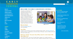 Desktop Screenshot of earlychildhoodcentral.org
